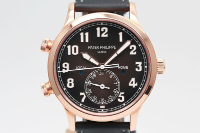 Patek Philippe 百達翡麗 複雜功能系列 5524R 18K玫瑰金 飛行家第二地時區顯示 2022.06盒單齊全 42mm