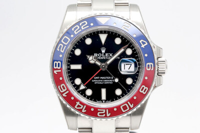 Rolex 勞力士 GMT-MasterII 126710BLRO 格林威治第二地時區顯示 紅藍雙色陶瓷外圈版帶款 2021.05盒單齊全 40mm