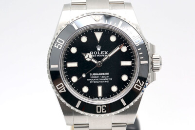 Rolex 勞力士 Submariner 124060 黑水鬼鋼製黑色陶瓷外圈無日曆款 RSC保養保固至2027/11 41mm