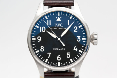 IWC 萬國錶 Pilot 飛行員系列 IW329301 洋蔥頭大錶冠黑色面盤 2021.10盒單齊全 43mm