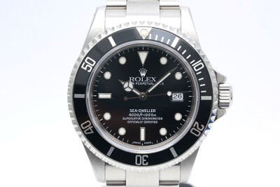 Rolex 勞力士 Sea-Dweller 16600 海使1220米潛水錶排氦錶殼 絕版品盒單齊全 40mm