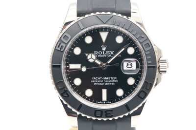 Rolex 勞力士 Yacht-Master 226659 18K白金遊艇名仕 黑色陶瓷外圈 3235自動上鍊 2020.07新式保單 42mm