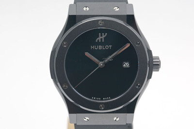 HUBLOT 宇舶 經典融合系列 542.CX.1270.RX.MDM 黑色陶瓷材質 自動上鍊機芯 盒單齊全 42mm