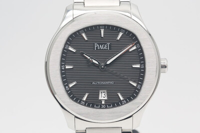 Piaget 伯爵 POLO DATE G0A41003 灰色面盤夜光時標 1110P自動上鍊機芯 2023.03盒單齊全 42mm