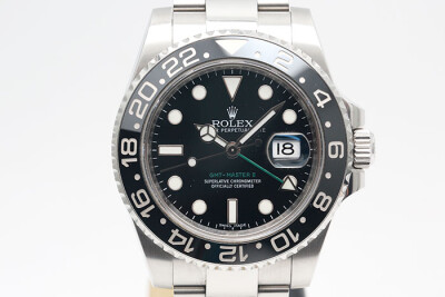 Rolex 勞力士 GMT-MasterII 116710LN 格林威治第二地時區顯示 黑色陶瓷外圈 一手錶台灣保單 40mm